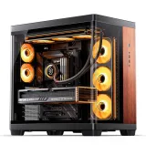 Case PC JONSBO TK-4 Black Wood – ATX| GPU 460mm| AIO 420mm| Kính 4mm